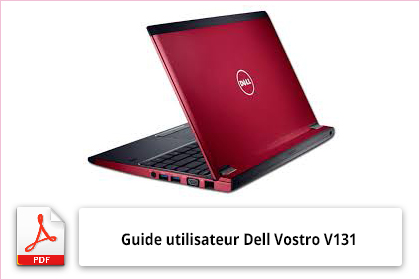 Guide utilisateur Dell Vostro V131