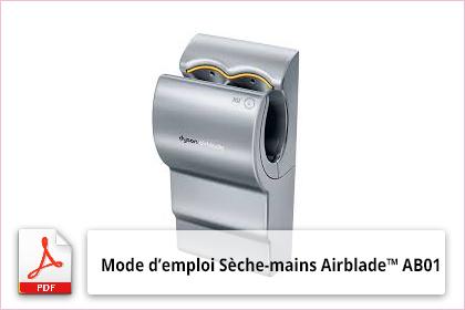 notice Sèche-mains Dyson Airblade AB01