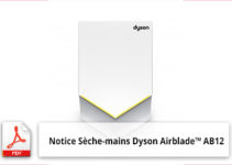 notice seche mains dyson airblade-ab12