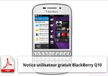 notice utilisateur blackberry q10