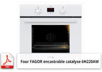 Four FAGOR encastrable catalyse 6H220AW