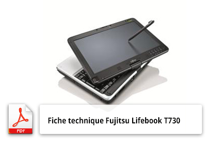 Fiche technique Fujitsu Lifebook T730
