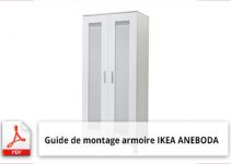 Guide de montage armoire IKEA ANEBODA en français
