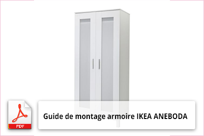Guide de montage armoire IKEA ANEBODA en français