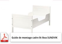 Version numérique du guide de montage cadre lit Ikea SUNDVIK