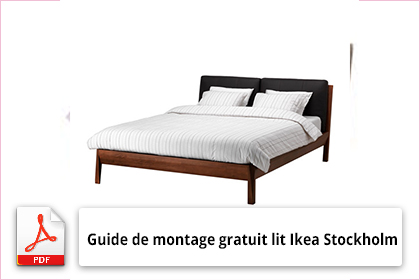 Guide de montage gratuit lit Ikea STOCKHOLM