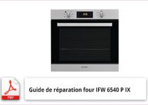 Guide de réparation four Indesit IFW 6540 P IX