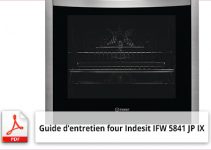 Guide d’entretien four IFW 5841 JP IX