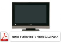 guide d’utilisation de votre TV Hitachi