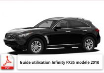 Guide utilisation voiture Infinity FX35 modèle 2010