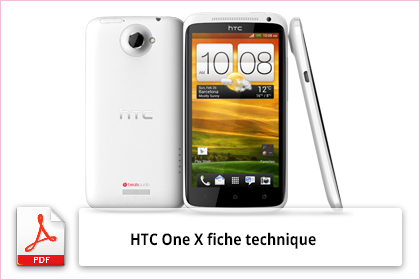 HTC One X fiche technique