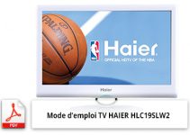 installation téléviseur HAIER HLC19SLW2