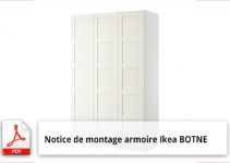 Notice de montage gratuite armoire Ikea BOTNE