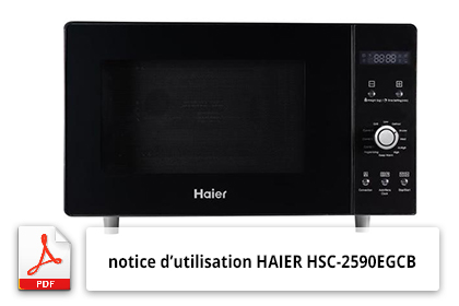 notice haier hsc-2590egcb
