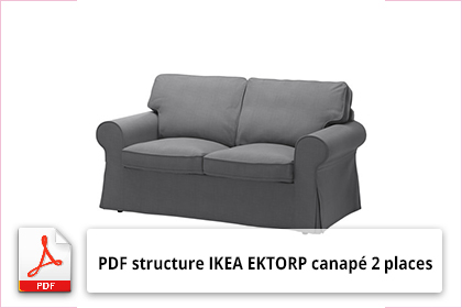 PDF structure IKEA EKTORP canapé
