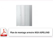 Plan de montage armoire IKEA ASPELUND