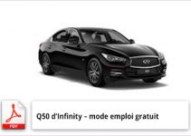 Q50 d'Infinity - mode emploi gratuit