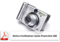 Notice Canon Powershot A80