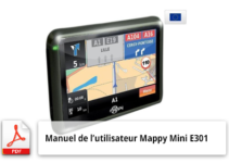 Manuel de l'utilisateur Mappy Mini E301