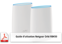Guide d'utilisation système Wifi Netgear Orbi RBK50