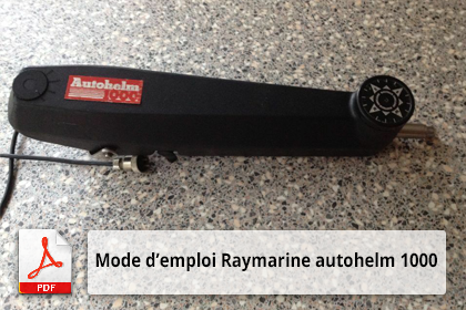 Mode d'emploi Raymarine autohelm 1000