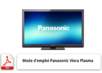 Mode d'emploi du télévisuer Panasonic Viera Plasma