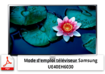 Télécharger le mode d'emploi téléviseur Samsung UE40EH6030