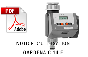 Notice d’utilisation Gardena C 14 e