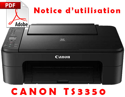 Notice d'utilisation imprimante Canon Pixma TS3350