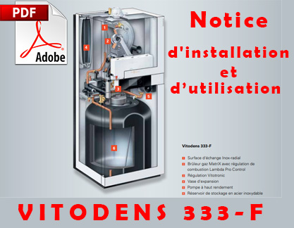 Notice d'installation et d'utilisation Vitodens 333-F