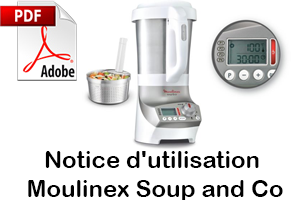 Notice d'utilisation Moulinex Soup and Co