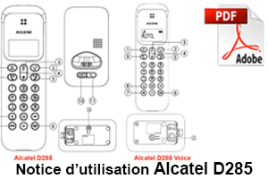 Notice Alcatel D285