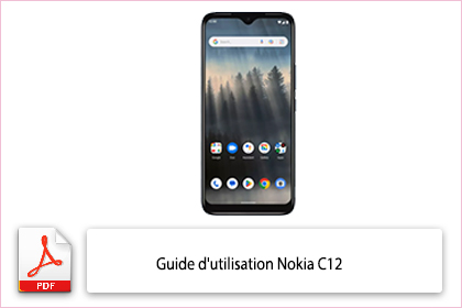 Guide d'utilisation Nokia C12 (en français)