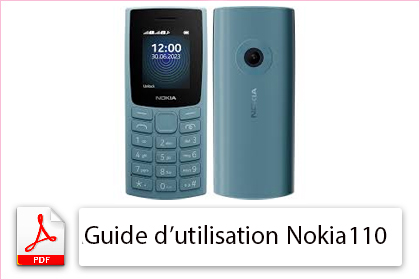 Guide utilisateur de téléphone portable Nokia 110